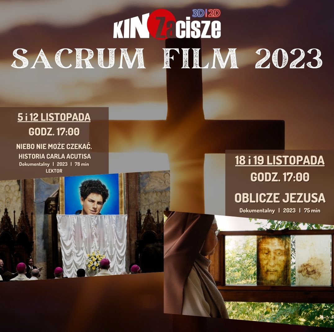 Przegląd filmów o tematyce chrześcijańskiej „SACRUM FILM 2023”