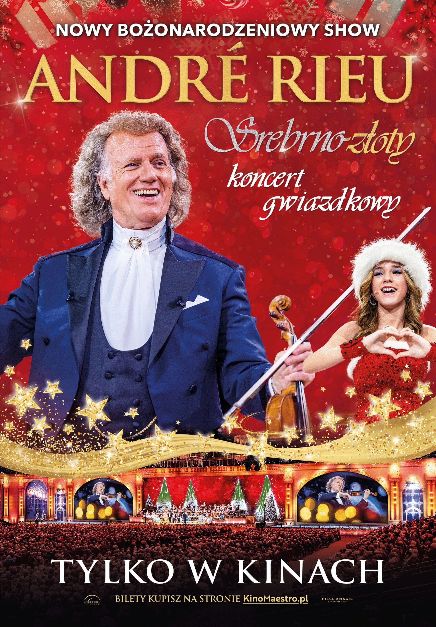 André Rieu Srebrnozłoty KONCERT GWIAZDKOWY (2024/2025) Kino Zacisze