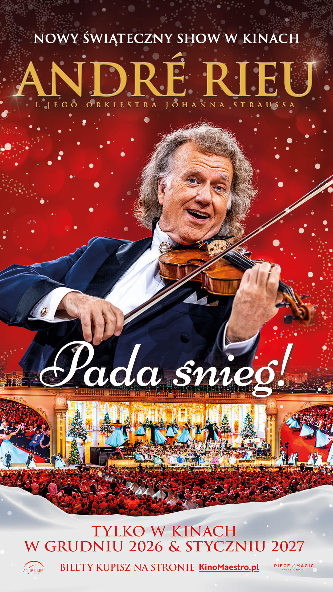 André Rieu: PADA ŚNIEG! Koncert bożonarodzeniowo-noworoczny 2026/2027